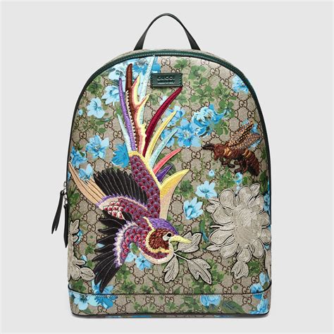 gucci backpack floral|Gucci backpacks bootleg.